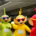 watch:-teletubbies-dance-for-lgbtq+-rights-at-beach-pride-party-at-cannes-lions,-leave-with-‘groupies-chasing-after-them’