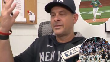 aaron-boone-quite-miffed-after-willson-contreras’-outburst-leads-to-benches-clearing:-‘ridiculous’