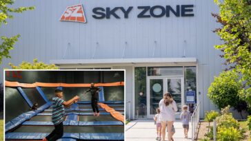 mom-hopping-mad-after-adult-climbs-onto-trampoline-at-sky-zone-and-collides-with-son,-breaking-his-leg:-suit