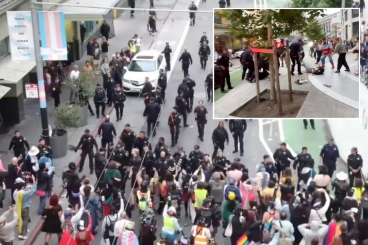 sf-trans-march-turns-violent-as-angry-mob-turns-on-cops-and-stomps-police-car