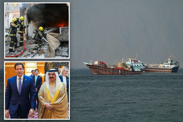 ships-slowly-trickle-through-strait-of-hormuz-as-us-allies-slam-iranian-counter-attack