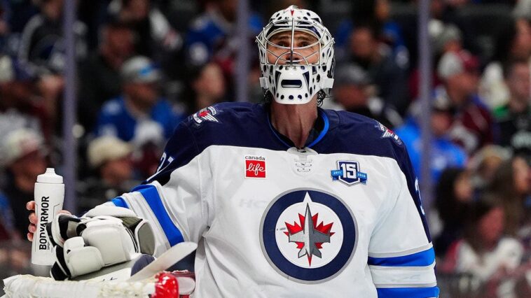 winnipeg-jets-general-manager-says-team-is-‘listening’-to-trade-offers-for-olympic-hero-connor-hellebuyck