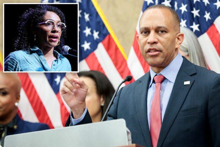 hakeem-jeffries-slammed-for-embracing-mamdani-backed-candidates-‘with-open-arms’-after-dem-primary-sweep