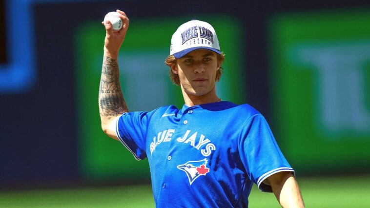 maple-leafs-top-pick-gavin-mckenna-kicks-off-his-time-in-toronto-with-a-rough-ceremonial-pitch