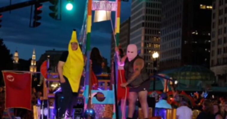 gay-pride-parade-in-providence,-ri-features-float-with-rainbow-guillotine-and-other-violent-imagery-aimed-at-city’s-gay-mayor-(video)