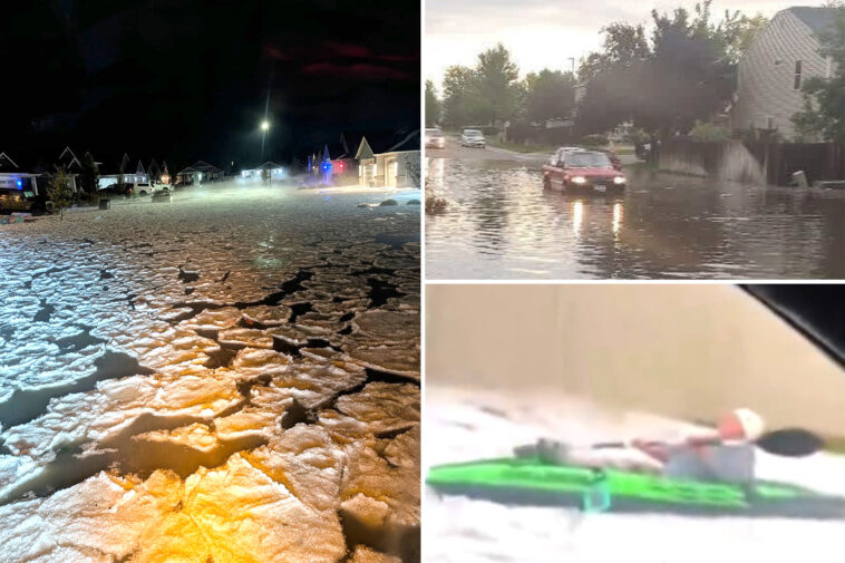 torrential-thunderstorms,-hail-flood-suburban-streets-with-ice-floats-on-first-full-summer-weekend-in-idaho