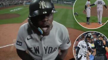 yankees’-jazz-chisholm-ejected-for-slamming-helmet-after-arguing-call-in-fiery-scene