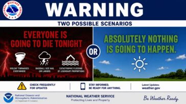 national-weather-service-announces-everyone-is-going-to-die-tonight-or-absolutely-nothing-is-going-to-happen,-one-of-the-two
