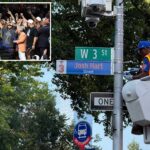 nyc-honors-knicks-with-temporary-street-signs-–-but-don’t-expect-them-to-last-long:-‘gone-by-11:58-tonight’
