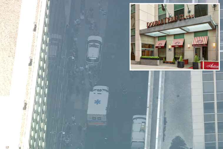 bear-spray-unleashed-at-nyc-hotel,-injuring-8,-during-fight-between-nyc-pride-revelers