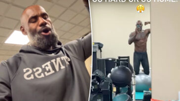 lebron-james-hit-gym,-flexed-ripped-abs-just-before-shocking-lakers-decision-went-public