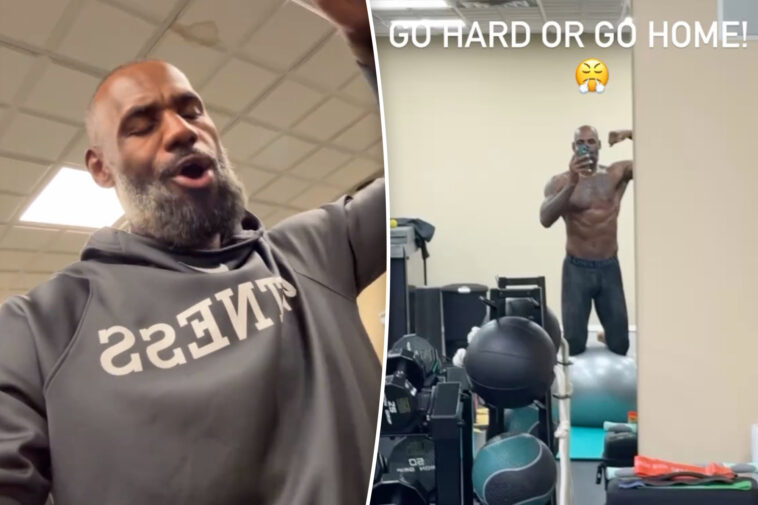 lebron-james-hit-gym,-flexed-ripped-abs-just-before-shocking-lakers-decision-went-public