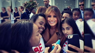 in-a-rare-public-statement,-first-lady-melania-trump-praises-scotus-ruling-protecting-women-in-sports