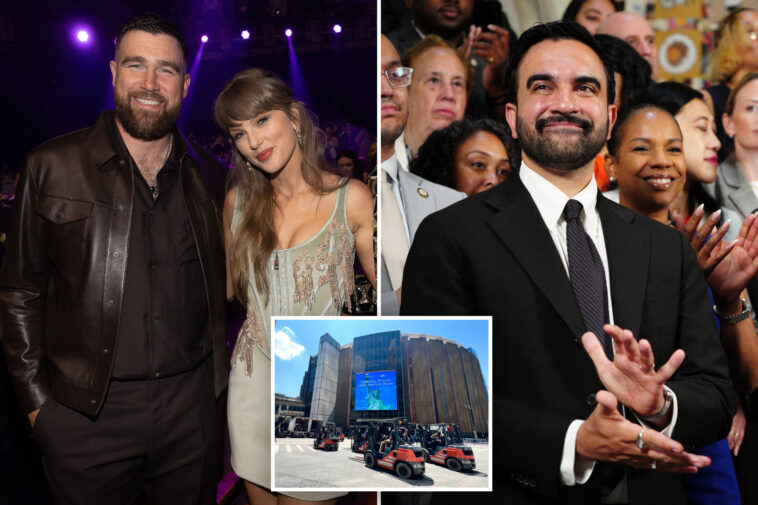 mamdani-gives-taylor-swift,-travis-kelce-wedding-advice-ahead-of-msg-nuptials,-nyc-heatwave
