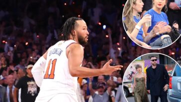 jalen-brunson,-nba-champion-knicks-score-invites-to-taylor-swift-travis-kelce-msg-wedding