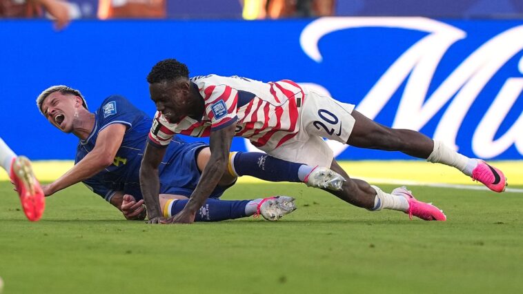 usa-world-cup-star-folarin-balogun-receives-controversial-red-card-during-round-of-32-match