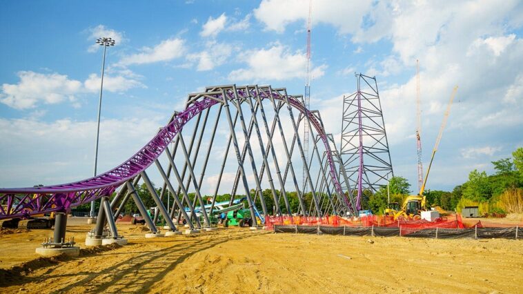 six-flags-mystery-coaster-already-dominates-skyline,-with-more-record-breaking-height-to-come