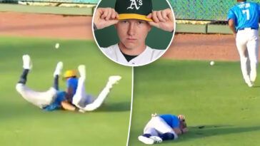 a’s-top-prospect-ryan-lasko-hospitalized,-underwent-surgery-after-scary-outfield-collision