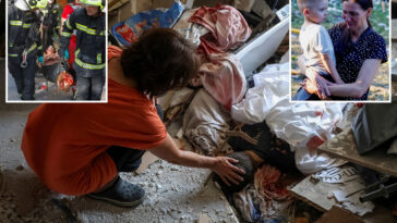 grieving-ukrainian-mom-crouches-over-dead-son-in-gut-wrenching-image-—-after-russia-unleashes-‘night-of-horror’-on-kyiv