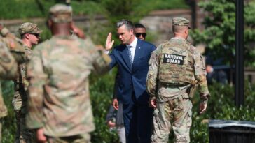 watch:-pete-hegseth-skewers-‘blinded-by-ideology’-protesters-who-interrupted-moment-of-silence-for-fallen-soldier