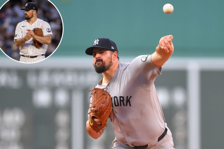 carlos-rodon-lands-on-il-with-elbow-inflammation-in-huge-yankees-injury-worry