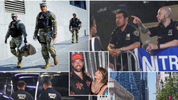 gun-control-to-gun-patrol:-us.-army,-over-120-police-turn-msg-into-fortress-for-taylor-swift-star-studded-wedding