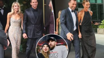 erin-andrews,-charissa-thompson-dazzle-in-elegant-dresses-for-taylor-swift-travis-kelce-wedding