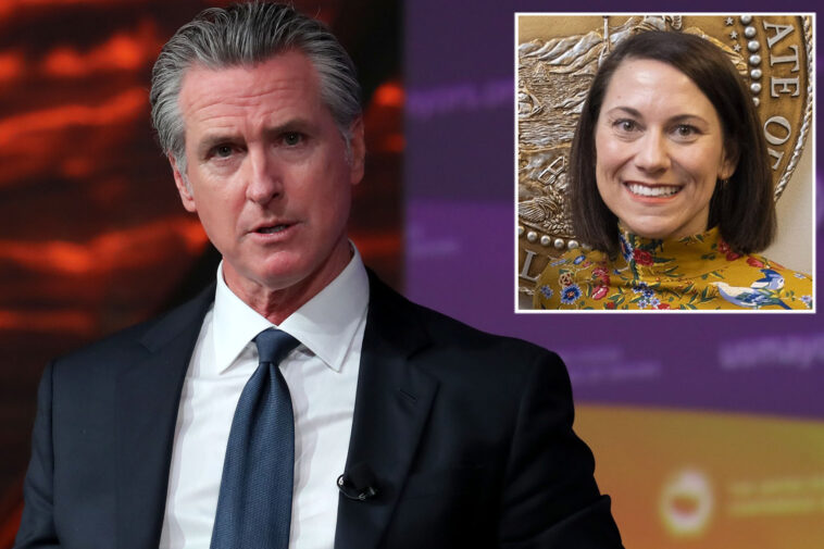 gavin-newsom-launches-unhinged-rant-claiming-wiretapper-alexis-podesta-wasn’t-‘in-his-orbit’-—-despite-giving-her-a-state-job