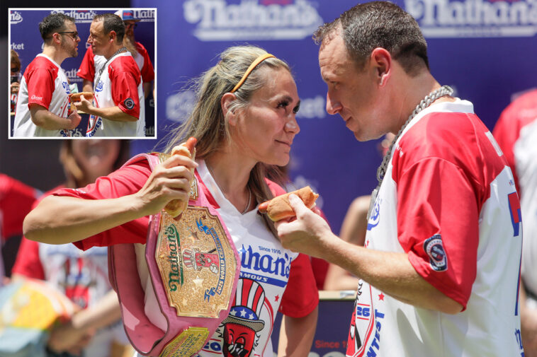 joey-chestnut,-miki-sudo-return-to-defend-titles-at-nathan’s-famous-hot-dog-eating-contest