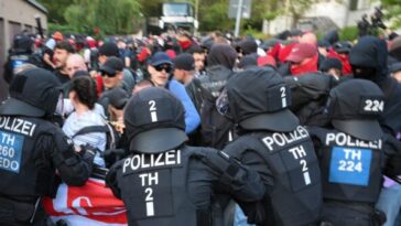 antifa-militants-clash-with-police-and-reporters-at-afd-conference-in-germany