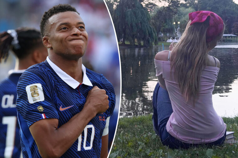 kylian-mbappe’s-girlfriend-ester-catches-eyes-in-hot-pink-outfit-amid-france-world-cup-game