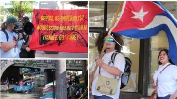 san-antonio-communists-hold-pro-cuba-rally-on-eve-of-america’s-250th-birthday