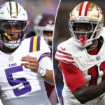 jayden-daniels-laughs-off-49ers-fan’s-expletive-filled-brandon-aiyuk-rant