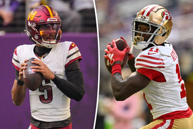 brandon-aiyuk-blasts-jayden-daniels-for-laughing-exchange-with-49ers-fan:-‘turn-your-savage-up’