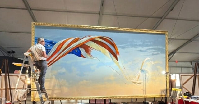 exclusive–scott-lobaido-paints-america’s-largest-flag-for-america’s-250th-birthday