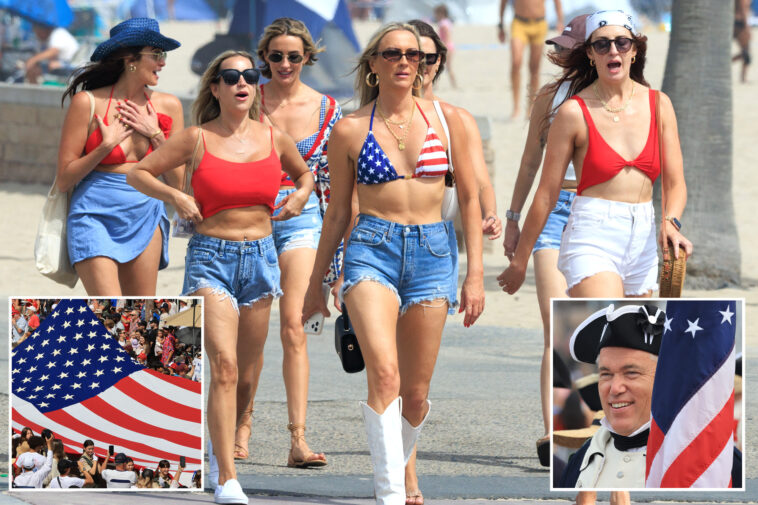 maga-hats-and-giant-us-flags:-inside-california’s-biggest-4th-of-july-blowout