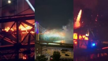 breaking:-brooklyn-bridge-bursts-into-flames-in-multiple-places-during-macy’s-july-4th-fireworks-show-(videos)