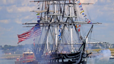 uss-constitution-sets-sail-in-boston-harbor-to-celebrate-america’s-250th-birthday