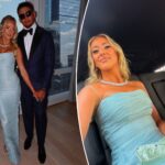 patrick-mahomes,-wife-brittany-show-off-attire-from-travis-kelce-taylor-swift-wedding