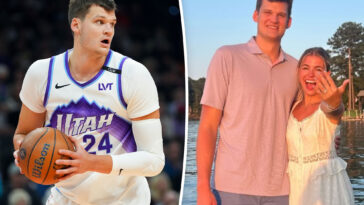 lakers’-walker-kessler-gets-engaged-to-miss-america-2025