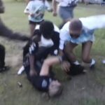 watch:-female-police-officer-beaten-by-mob-of-teens-during-july-4-block-party-in-south-carolina-–-police-recover-multiple-firearms-and-a-makeshift-spear