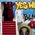 lol!-trump-roasts-obama-with-graffitied-air-force-one-that-reads-“praise-be-to-allah”-in-arabic-–-fake-news-calls-it-a-racist-“coded-message”