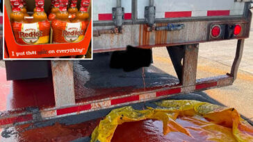 semitruck-spills-40k-pounds-of-frank’s-redhot-sauce-on-ohio-highway-amid-heatwave