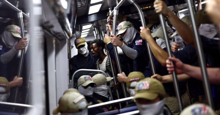 ‘black-woman-surrounded-by-white-nationalists’-pic-blows-up-in-left’s-face-as-2nd-train-photo-goes-viral