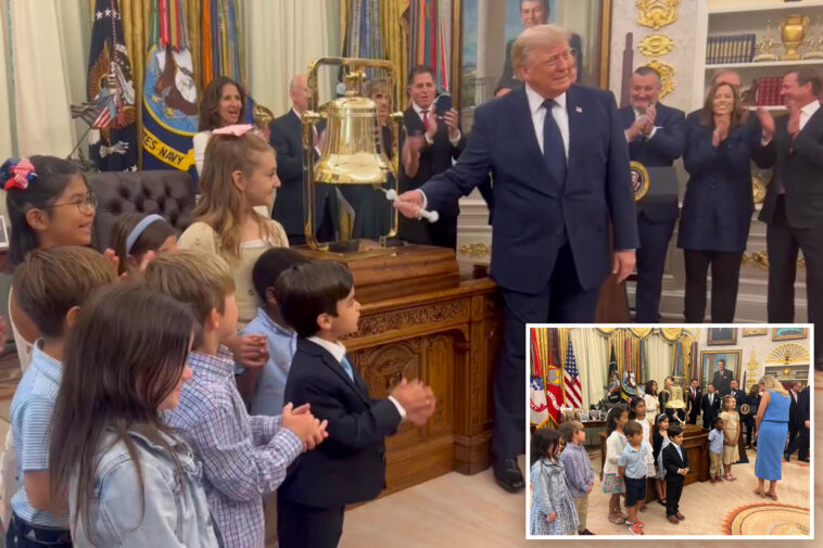 president-rings-nyse-opening-bell-to-mark-launch-of-$1k-trump-accounts-for-kids