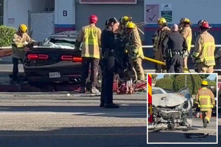 horrific-four-car-crash-kills-one,-leaves-multiple-injured-in-los-angeles