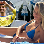 thibaut-courtois’-wife-mishel-stuns-in-usa-colored-bikini-before-belgium-world-cup-game
