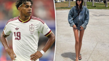 lamine-yamal-can’t-contain-reaction-to-girlfriend-ines-garcia’s-beachside-world-cup-photos