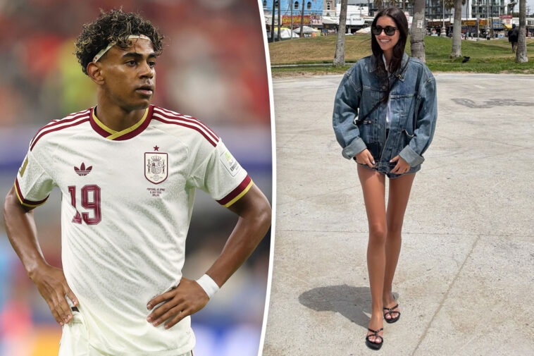 lamine-yamal-can’t-contain-reaction-to-girlfriend-ines-garcia’s-beachside-world-cup-photos