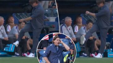 heated-usmnt-coach-mauricio-pochettino-takes-out-frustrations-on-water-bottles-after-second-belgium-goal